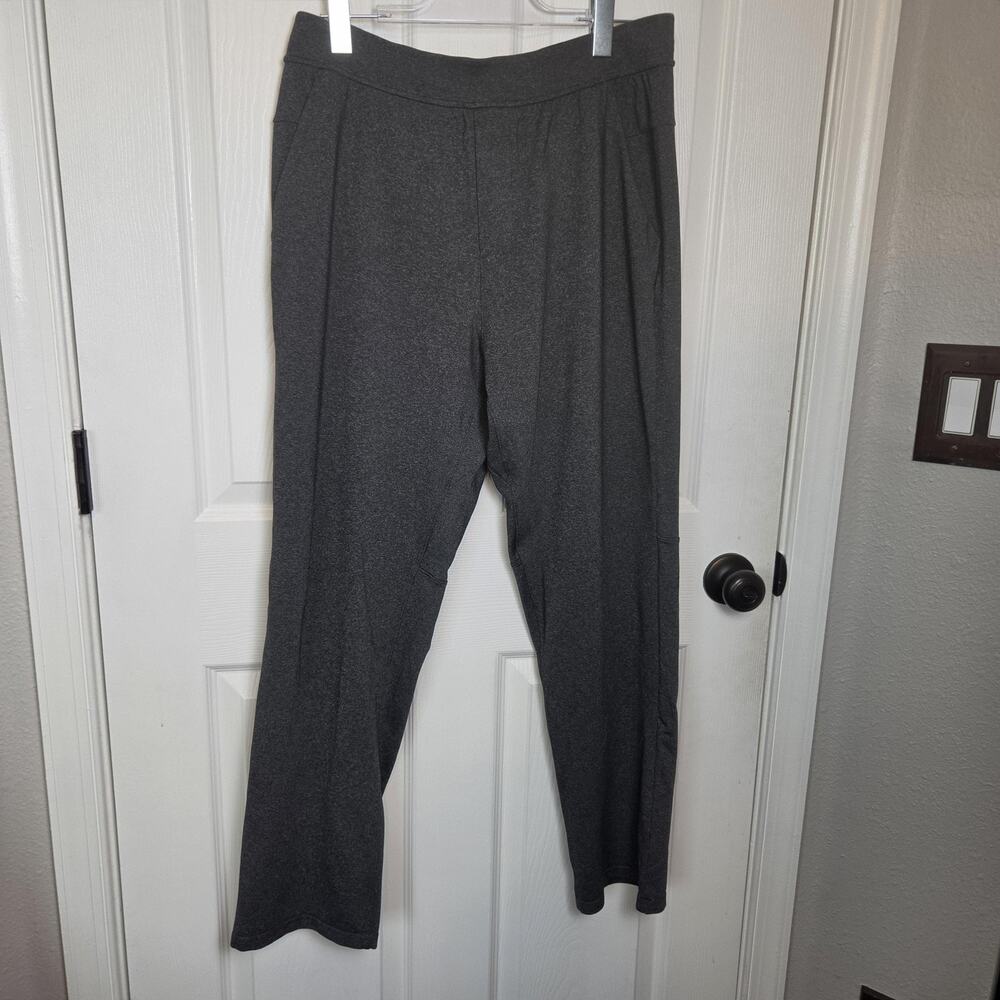 Lululemon Discipline Pants Mens Large Gray Knit Adjustable Zip Pocket Stretch